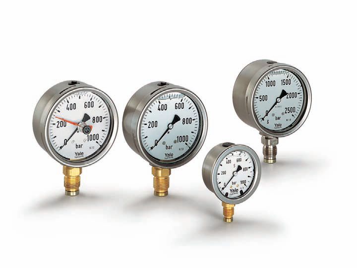 GGY Manometer CMCO Yale silber
